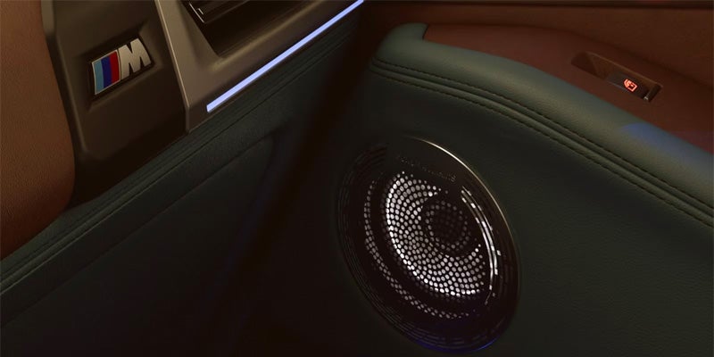 BMW XM speaker close up